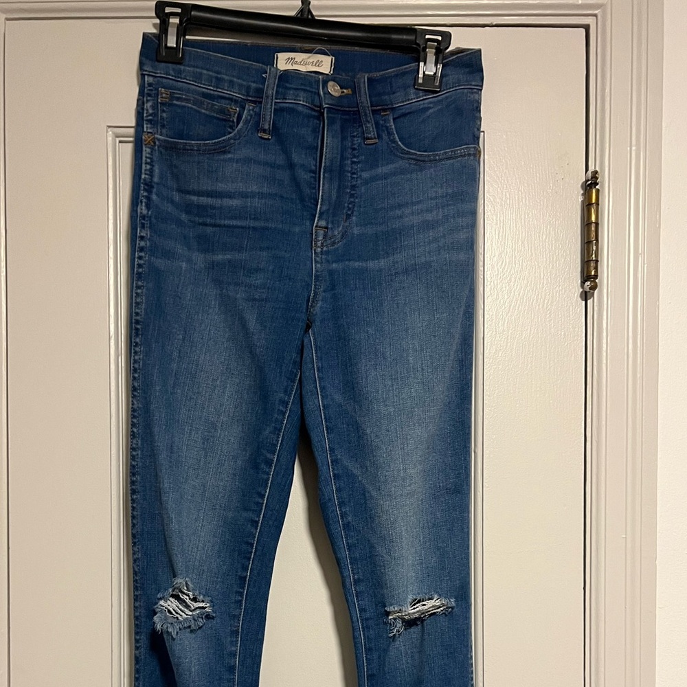 Madewell skinny jeans the road-tripped 10” ride size 25